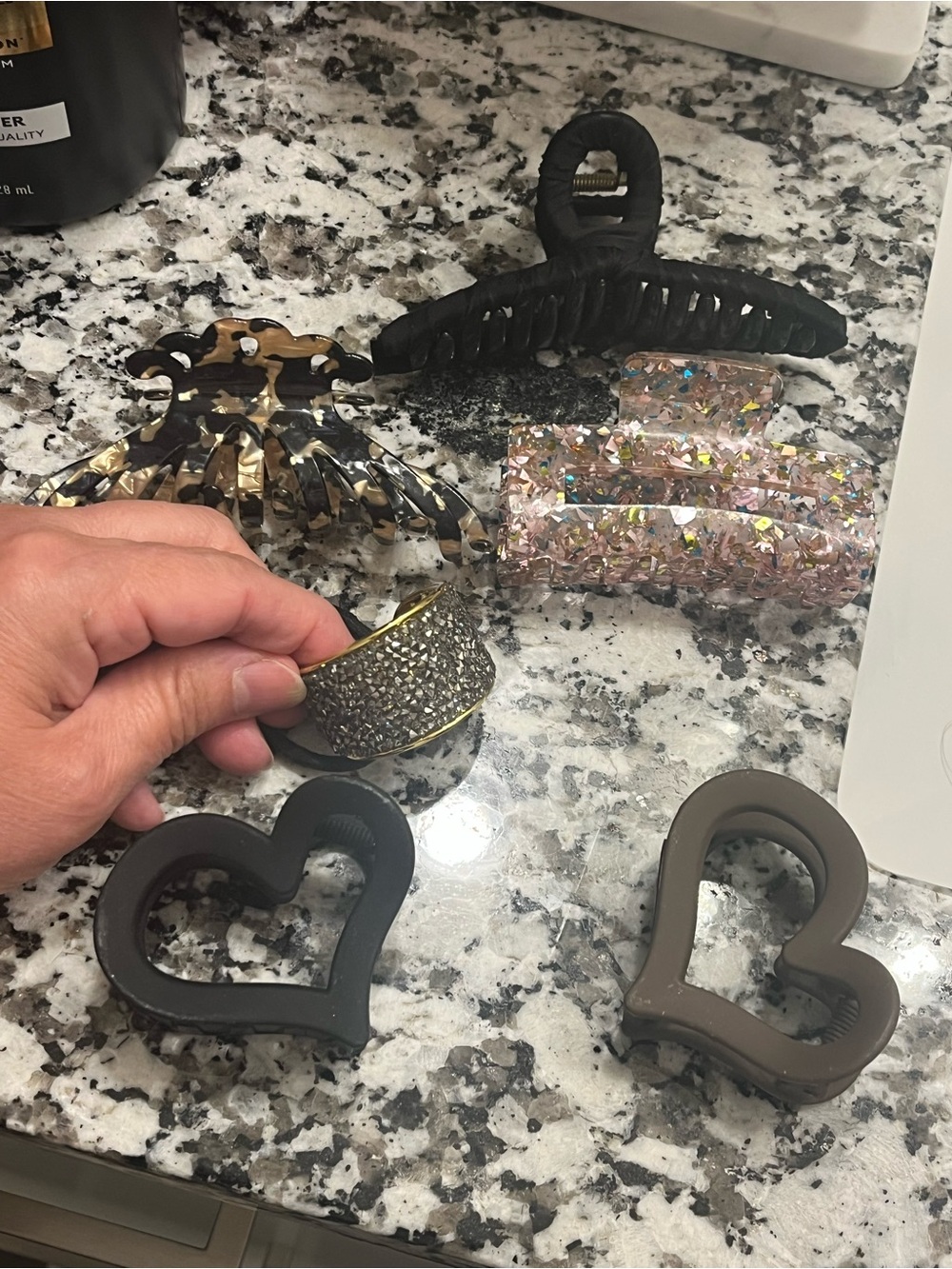 Assorted Hair Clips and pony tail holder